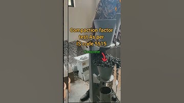 workability test of concrete। compaction factor test। concrete test।what is workability। #videos