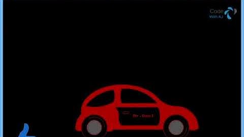 Moving Car Program in C/C++ Graphics