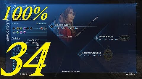 Catching Up With Aerith | Final Fantasy VII (7) Remake 100% Walkthrough "34/36" (No Commentary)