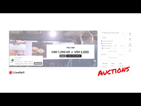 LiveSell Guide | Auctions - video from LiveSell