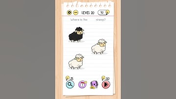 Brain Test Level 20 - Where is the black sheep #brainstorm #game #brain