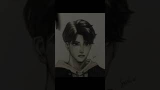 aesthetic anime boy sketches✏️|my own video |not mine sketches#aestheic#trendingshorts#mydoodleworld
