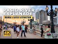 Pasig river esplanade  manilas newest attraction draws huge crowds  4k  philippines