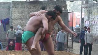 Kushti wrestling training at chand roop akhara