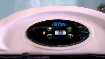 Cal Spas Setting Heating Mode Adelaide All Spas