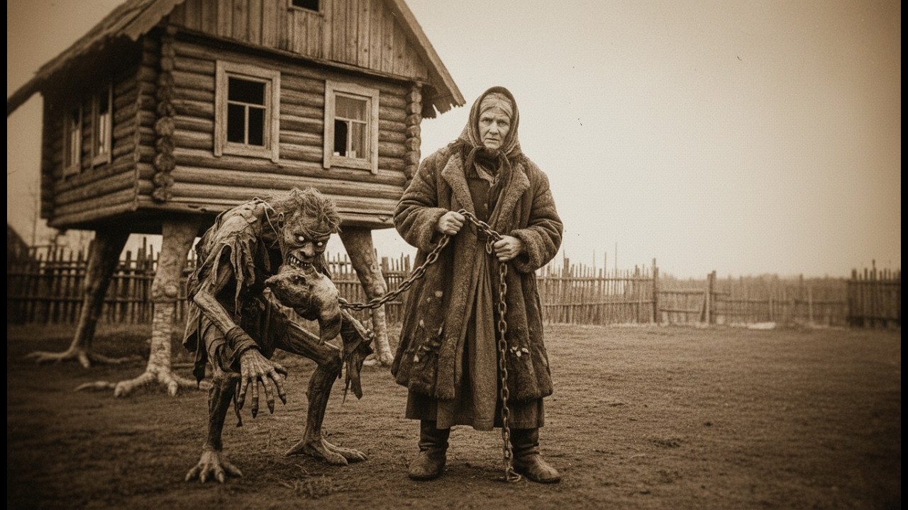 Деревенская БАБА ЯГА держала ДОМОВОГО-людоеда на ЦЕПИ