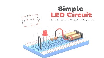 Simple LED Circuit | Basic Electronics Project for Beginners