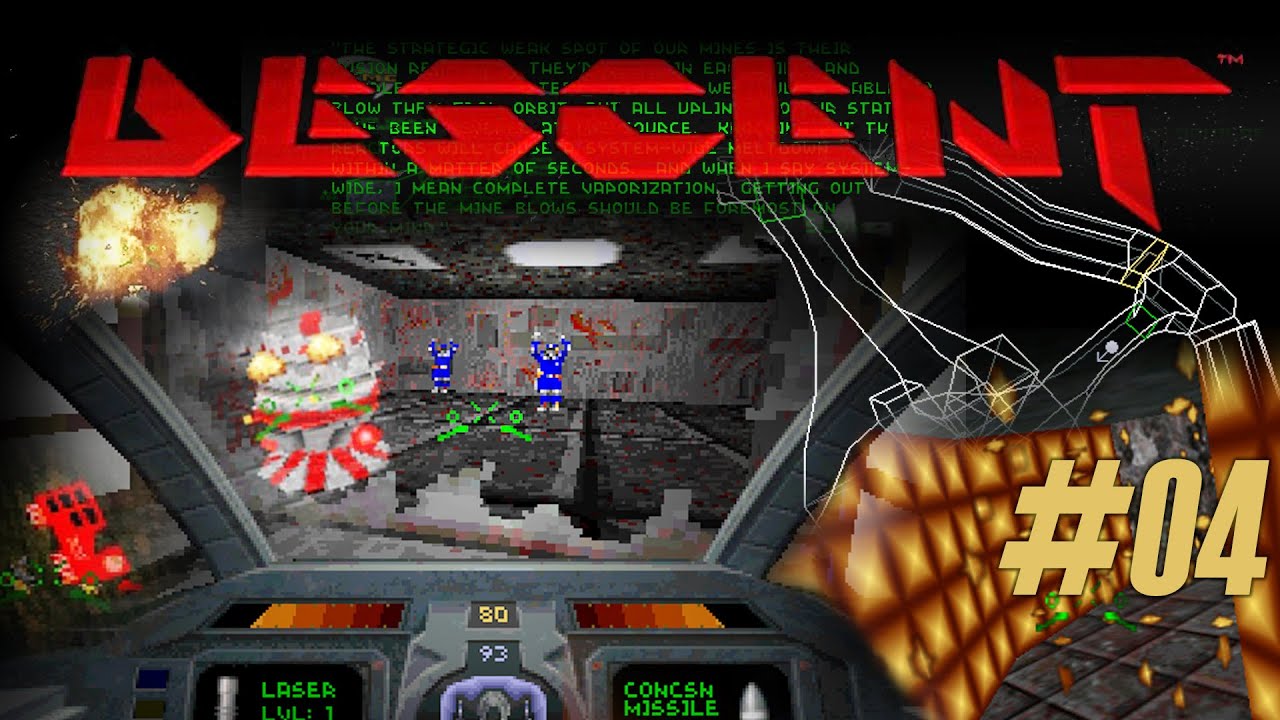 [3D для сильных] Сложные шахты Юпитера, «DESCENT Rebirth» (04) YouTube