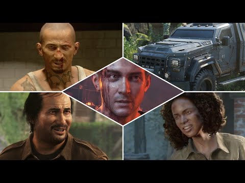 Uncharted 4: A Thief's End - All Bosses & Endings