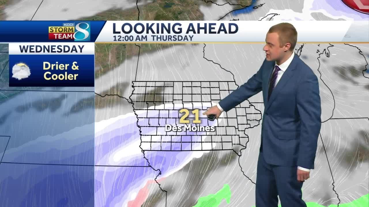 More spring temperatures before showers arrive - YouTube