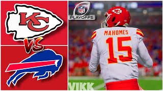 Chiefs vs Bills Divisional Simulation (Madden 24 Exhibition)