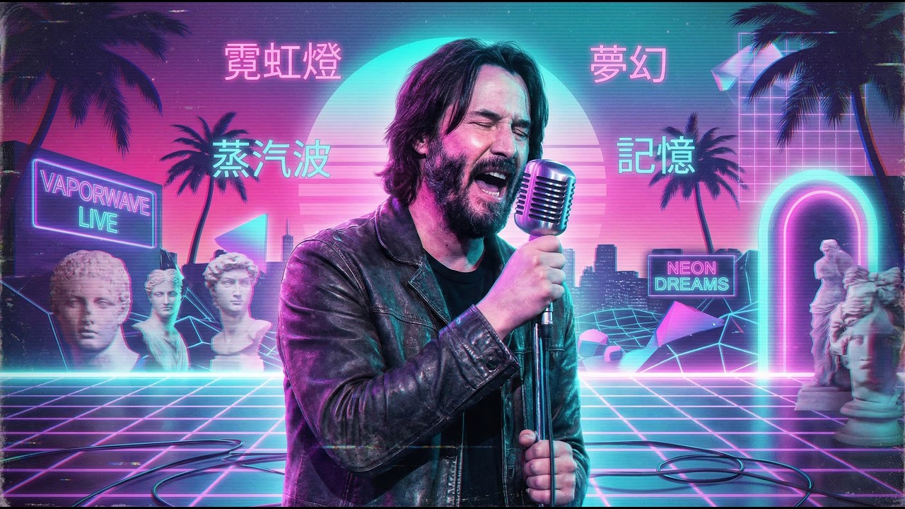 Keanu Reeves Original Song — Miami Vice Neon · Cyberpunk Dream · Synthwave Soul