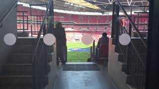 Walking Into Club Wembley Level At Wembley Stadium