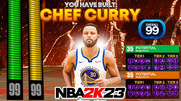 HOW TO CREATE THE BEST STEPHEN CURRY BUILD IN NBA 2K23! - 99 3 POINT RATING STEPH CURRY BUILD!