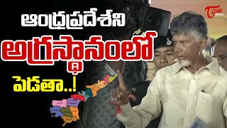 ఆంధ్రప్రదేశ్ ని అగ్రస్థానంలో పెడతా..! | Chandrababu About Andhra Pradesh development | TOne News