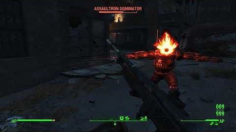 Fallout 4 - Assaultron is a nightmare