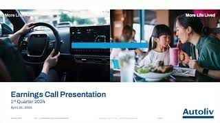 Autoliv ALV Q1 2024 Earnings Presentation screenshot 5