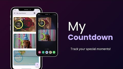 MyCountdown - Count your way (with widgets)