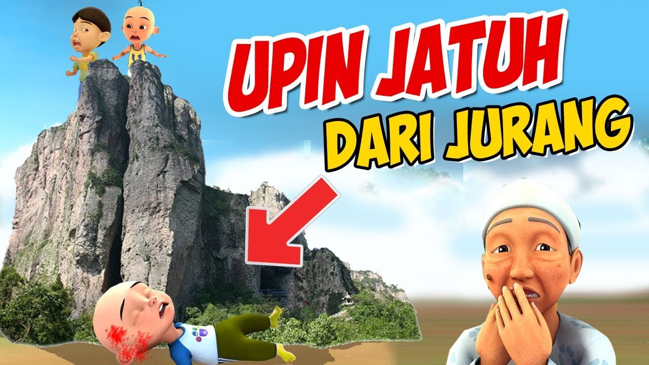 Upin ipin Jatuh Dari Jurang Opah kaget GTA Lucu YouTube