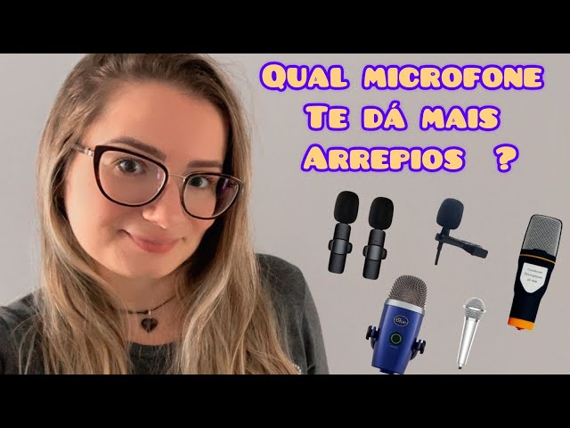 ASMR Caseiro Testando microfones (sons de boca e sussurros)#asmr #asmrcaseirinho