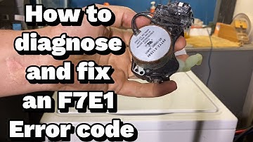 How To diagnose a whirlpool washing machine with a bad tachometer F7E1 #HandsomeOrHandy #Handyman