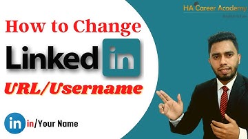 How to change linkedIn username | LinkedIn url change | linkedin username change | Hasan Ahmad