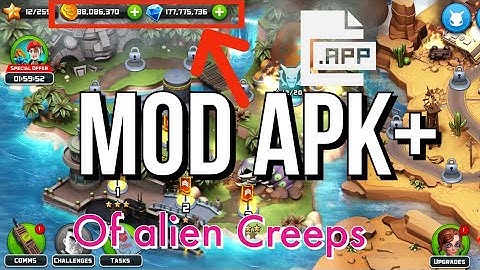 MOD APK+ of Alien Creeps unlimited money/crystal||AG HACKS||