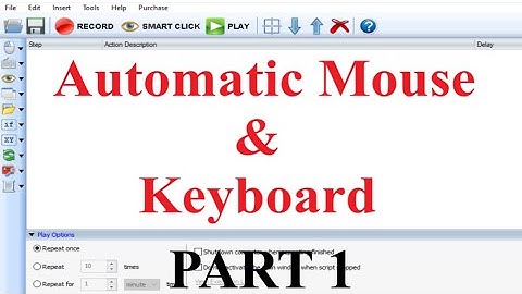قسمت اول آموزش نرم افزار موس و کیبورد اتوماتیک | Automatic Mouse and Keyboard Part 1