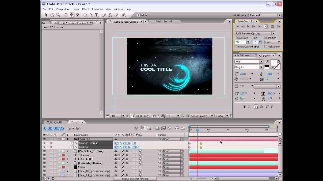 Evolution Cold Adobe After Effects