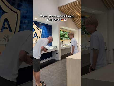Marco Reus 🙇♂️🤝 Kyōgo Furuhashi #lagalaxy #mls