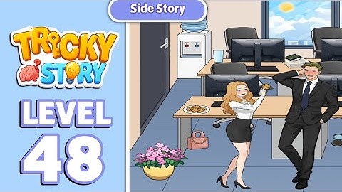 Tricky Story Side Story Level 48 |Help Karen Flirt With Ryan| Walkthrough Solution