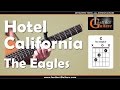 Hotel california  la guitare  the eagles  introduction