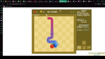 Classic Mode: 25 Apples in 28.548 (small board, slow, 1 apple)