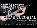 Ozzy osbourne  shot in the dark guitar tutorial with tabs in standard tuning by evan angelos