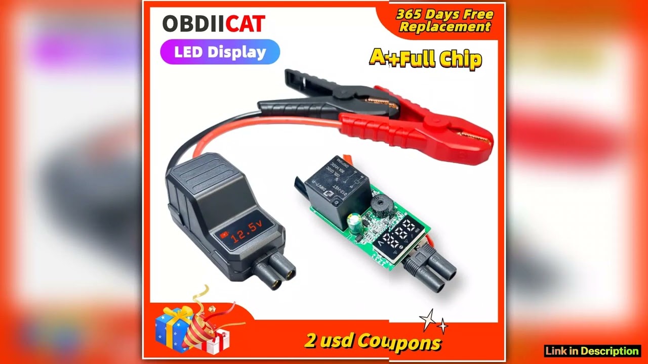 Emergency Jumper Cable Clip Intelligent Clamp Booster Smart Battery Clips for Universal 12V Car Jum