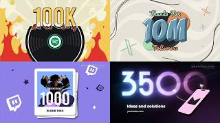 Milestone Numbers Kit — Followers Typography Scenes (Ae, Pr, FCPX) Milestone Numbers Kit — Followers Typography Scenes (Ae, Pr, FCPX)