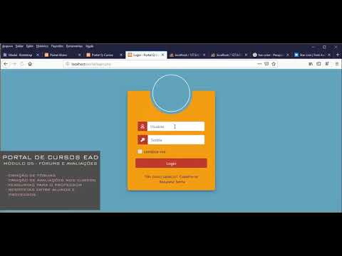 Curso para criação de Portal EAD
