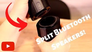 Bluetooth Kove Commuter 2 SPLIT (Into 2) Speaker System! W/Subwoofers! Unboxing+Review!