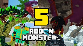 5 อันดับแอดออนมอนสเตอร์ที่ดีที่สุด! Minecraft Addon Monster
