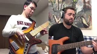 Bach - Two-Part Invention no.4 in Dm (bass guitar)