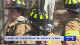 Jersey City fire: 7 firefighters hurt; 18 residents displaced in blaze, officials say