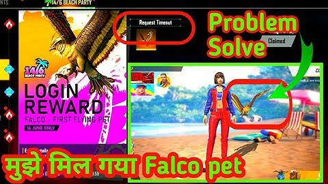 Falco Pet Request Timeout problem | Falco pet not equip | How to claim Falco pet
