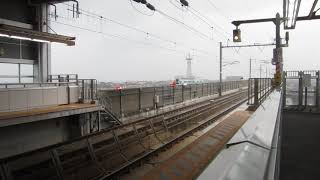 北陸新幹線かがやき号金沢行きが糸魚川駅を通過