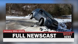 MORE WINTER WEATHER IN THE FORECAST, DRIVERS RESCUED BY HICKORY FD | WHKY Full News, Thurs. 1/29/26