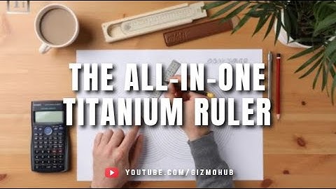 RETVON : THE ALL-IN-ONE TITANIUM RULER | Kickstarter | Gizmo Hub