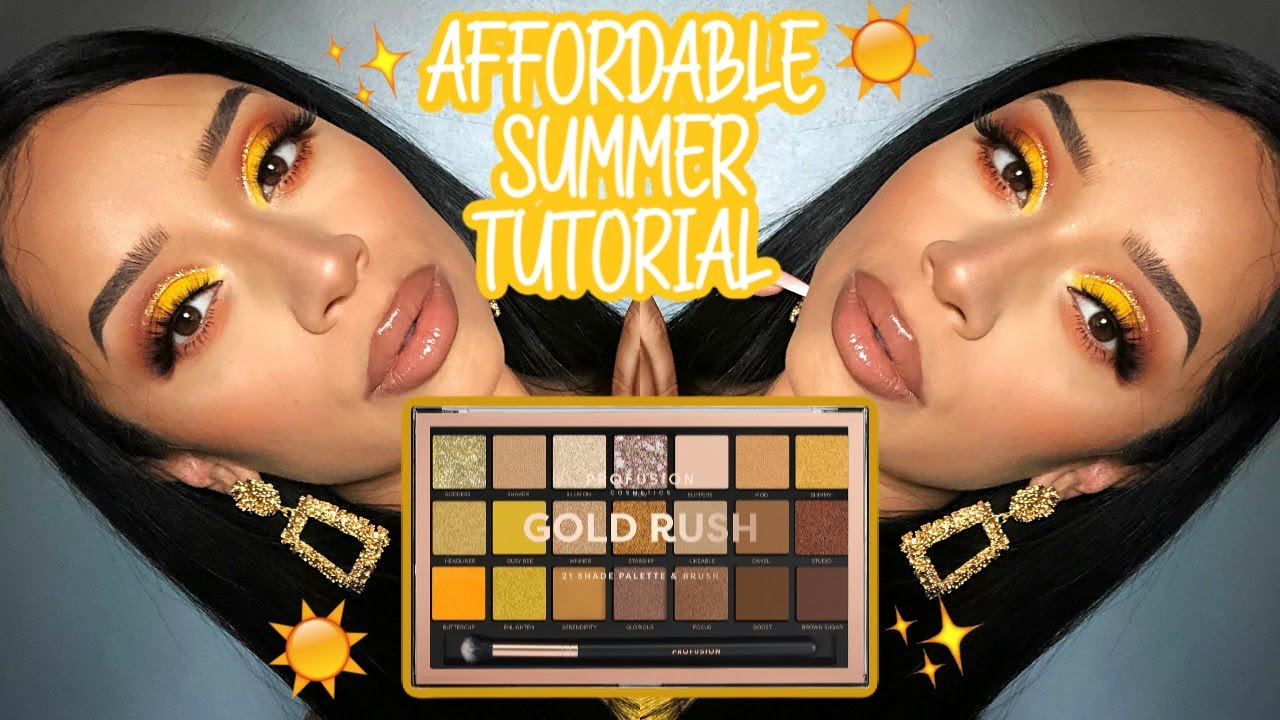 MAKEUP MONDAY | $10 SUMMER TUTORIAL MAKEUP LOOK | EASY & BEGINNER ...