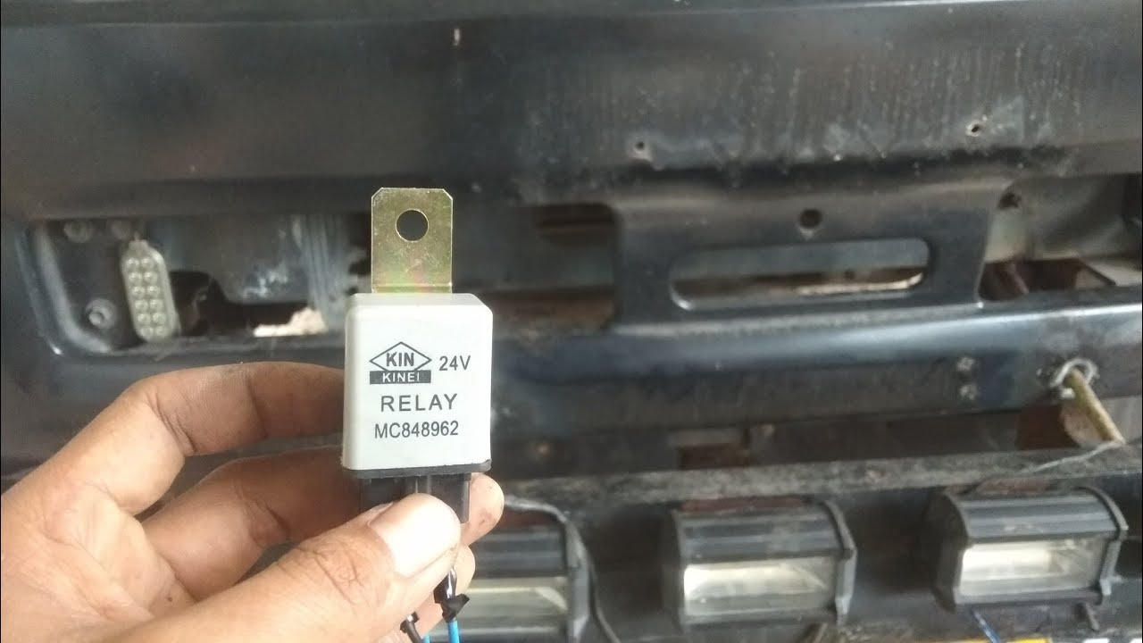 cara pasang relay 24volt out 12volt YouTube