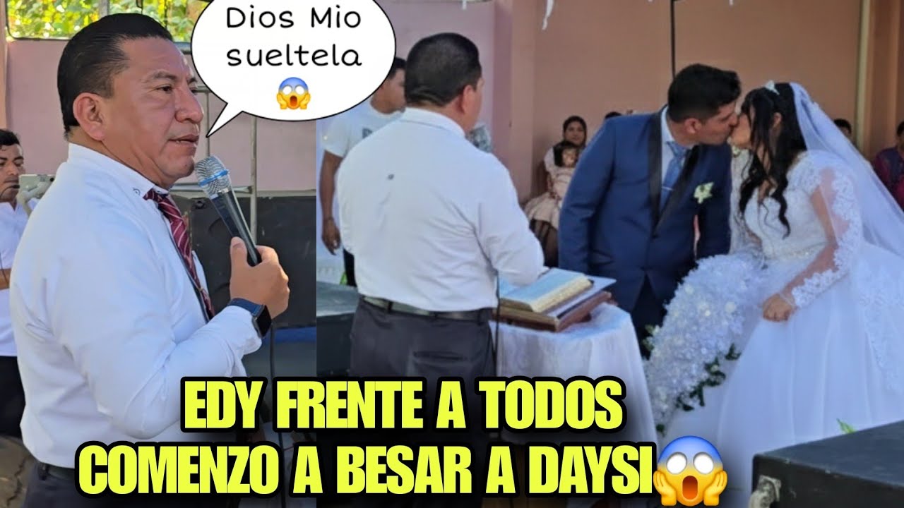 EDY No Se Aguanto Y En Pleno Publico Comenzo A Besar A DAYSI Frente Al Pastor, Miren Como Reacciono😱