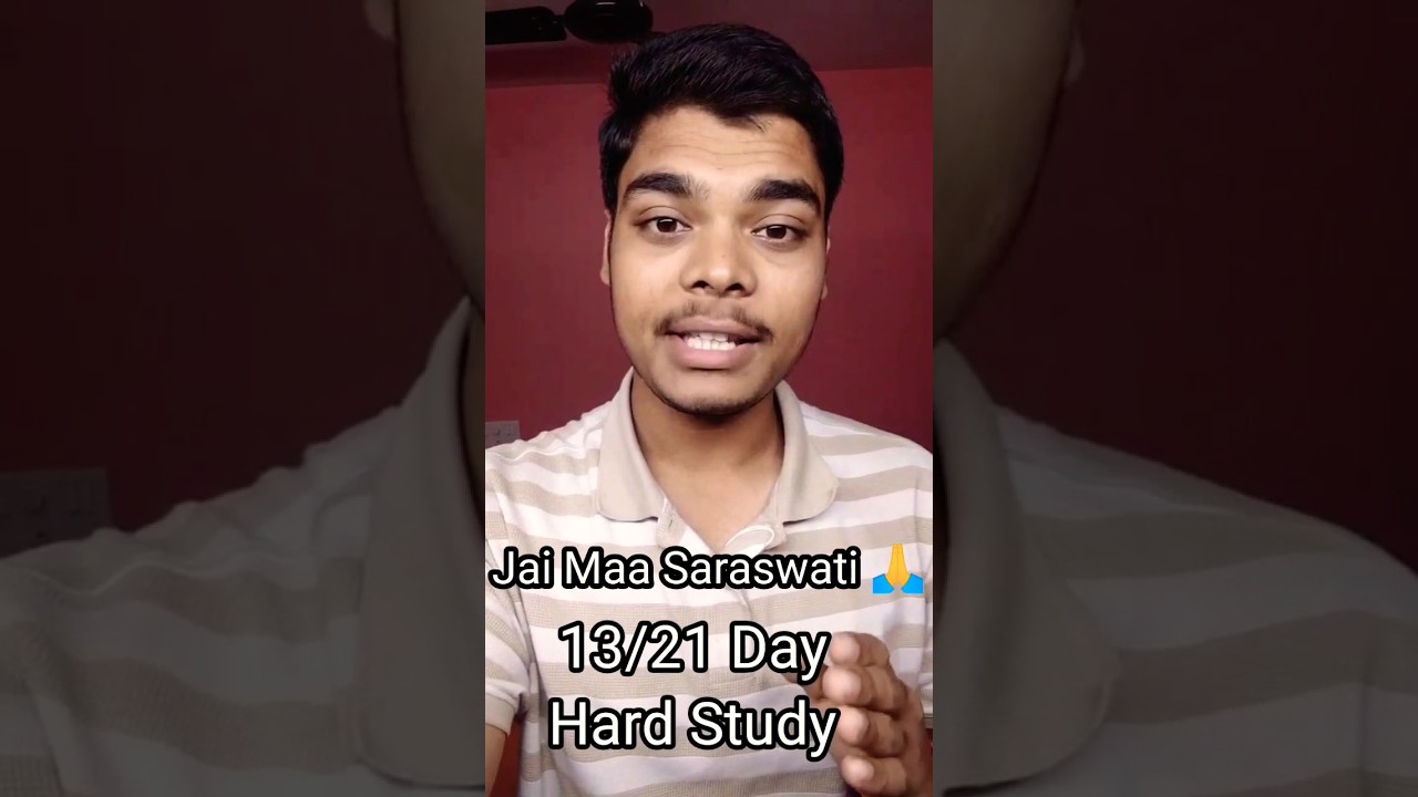 13/21 Days Hard Study Challenge🤠 