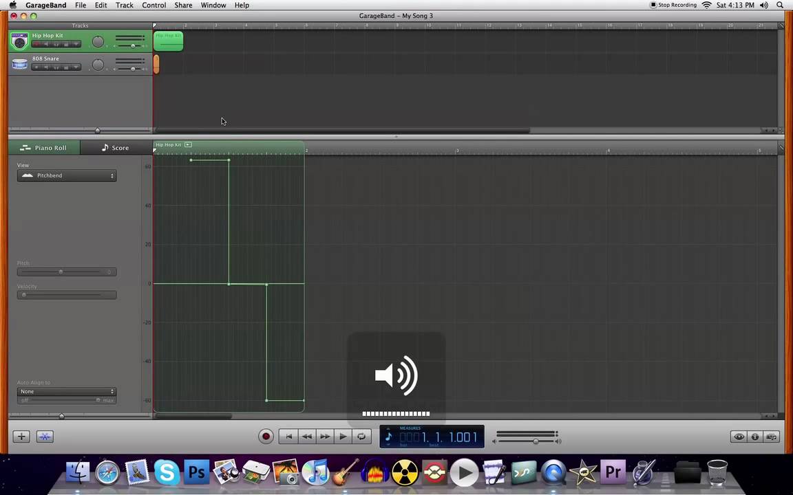 How To Make Pichted Snare Rolls With Garageband YouTube